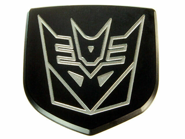 Black Decepticon Billet Rear Badge 06-10 Charger, 05-08 Magnum